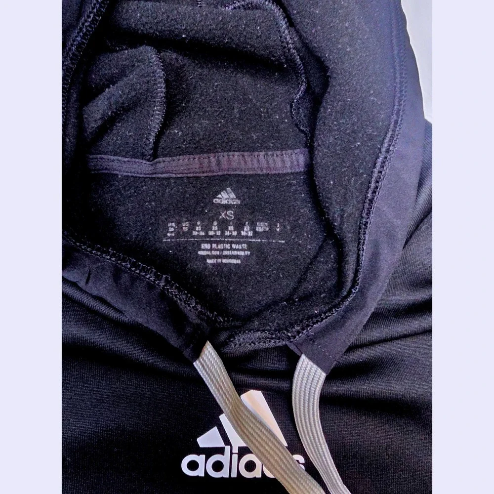 Adidas‎ Texas State Track and Field Hoodie Black Grey AEROREADY XS